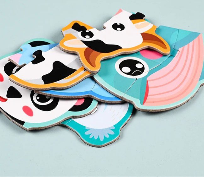 Buy Magnetic Puzzle Book - Wild Animals Online - Educational Toys Pakistan