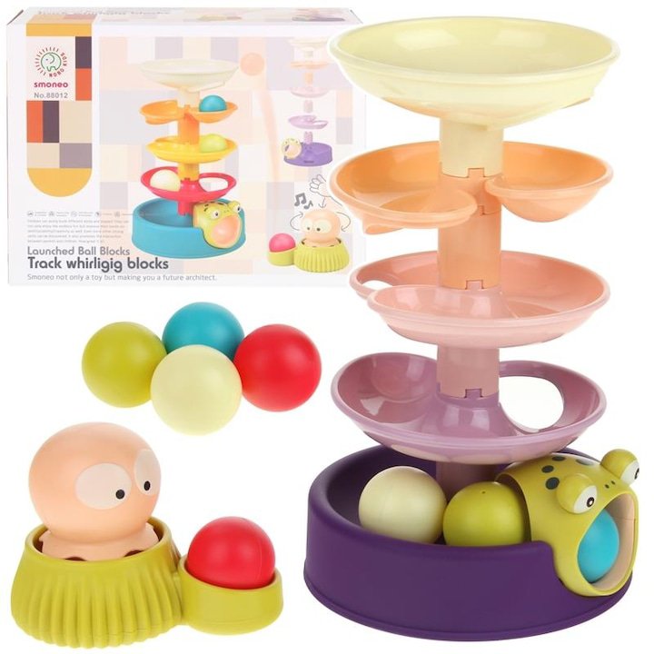 Buy Roll 'n Swirl Ball Ramp with Ball Launcher Online - Educational Toys Pakistan