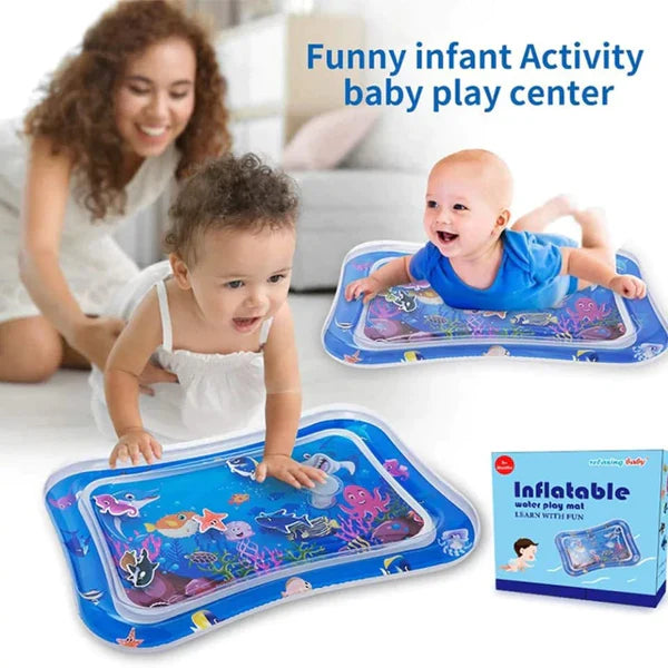 Inflatable Baby Water Play Mat – Tummy Time Toy for Infants