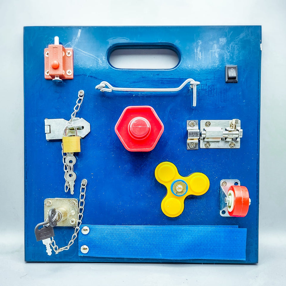 Montessori Busy Board: Fun Activities for Toddlers - tet – Shop Learning & Educational Toys Online in Pakistan