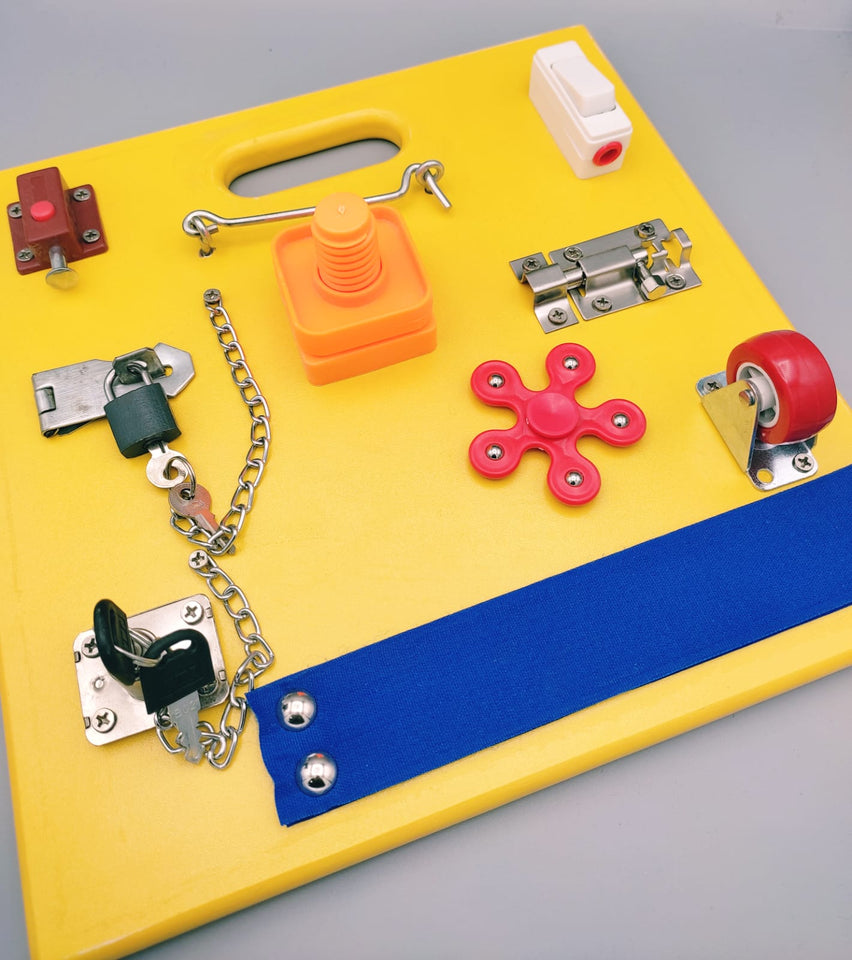 Montessori Busy Board: Fun Activities for Toddlers - tet – Shop Learning & Educational Toys Online in Pakistan