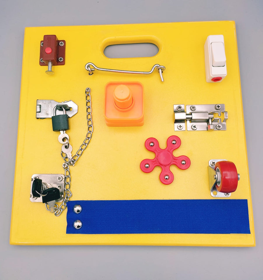 Montessori Busy Board: Fun Activities for Toddlers - tet – Shop Learning & Educational Toys Online in Pakistan