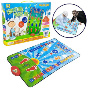 Interactive Educational Prayer Mat for Kids – Touch-Sensitive Islamic Learning Mat with Voice Guide