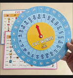 CVC Words Phonics Spinner Game