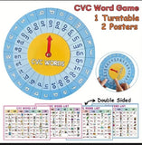 CVC Words Phonics Spinner Game