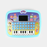 Educational Computer Learning Tablet for Kids 3-8 Years  LED Screen, QWERTY Keyboard for ABC, Spelling, Reading & Piano Music Games